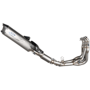 Sistema de escape completo Spark Exhaust Force Evo con silenciador intermedio de titanio Honda CBR 1000 RR-R SC82 (24-26) GHO8849T 