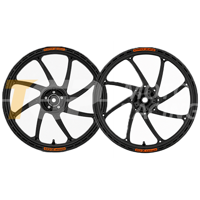 OZ GP Replica GP-8R de aluminio Llantas juego para Aprilia RSV4/Factory/R/RR/RF (09-16) 