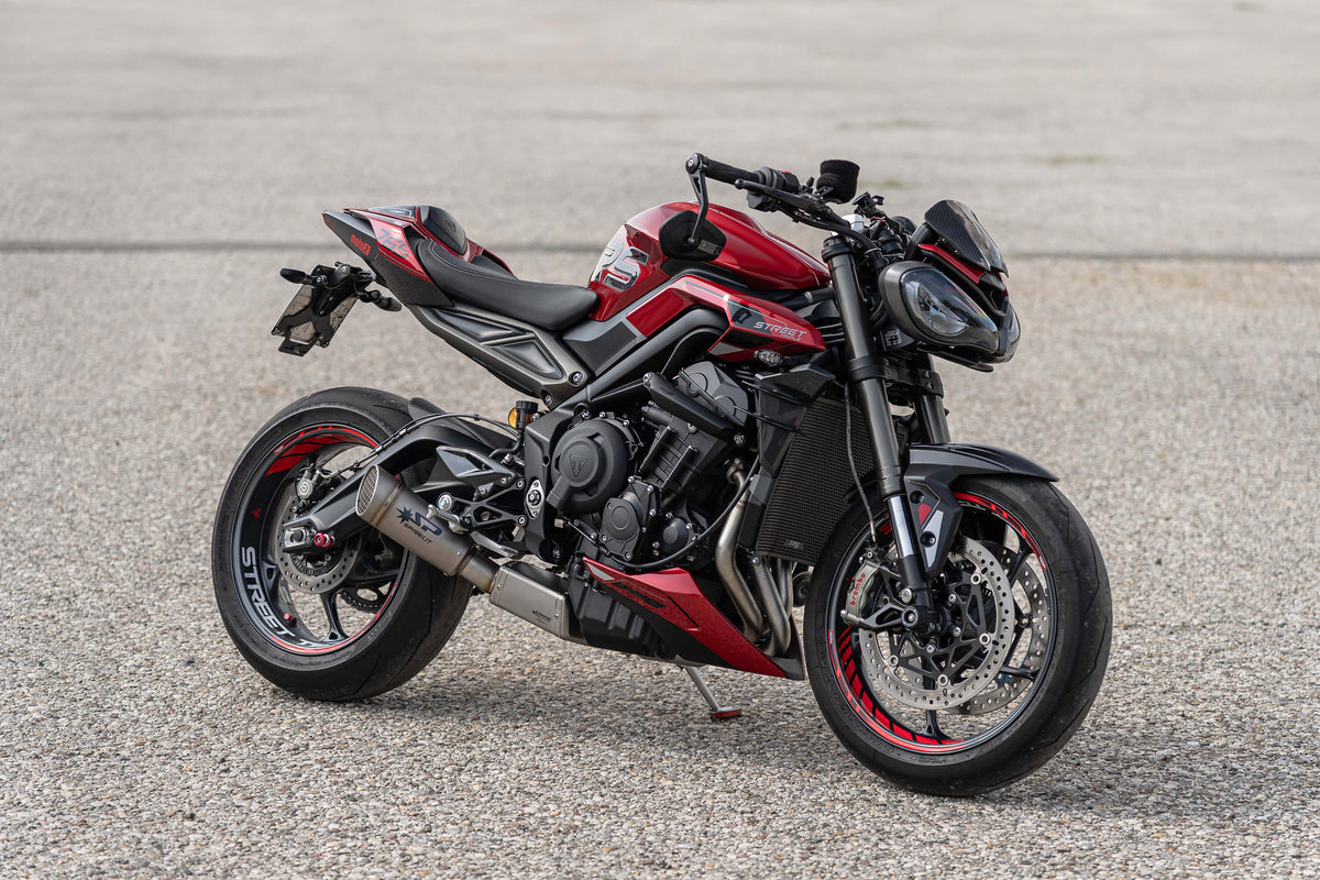 Spark Exhaust Komplettanlage Grid-O Euro5+ Low Mount Triumph Street Triple 765 R/RS (23-26) GTR8824TOM