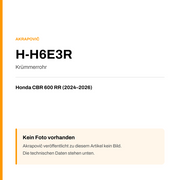 Akrapovic Krümmerrohr Honda CBR 600 RR (24-26) H-H6E3R — Platzhalter, kein Herstellerfoto verfügbar
