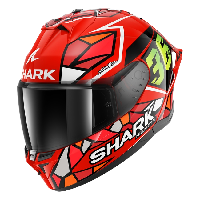 Shark Skwal Cup Helm Ángel Piqueras 2026 Replica RGK HE6542 — Dreiviertelansicht von vorn