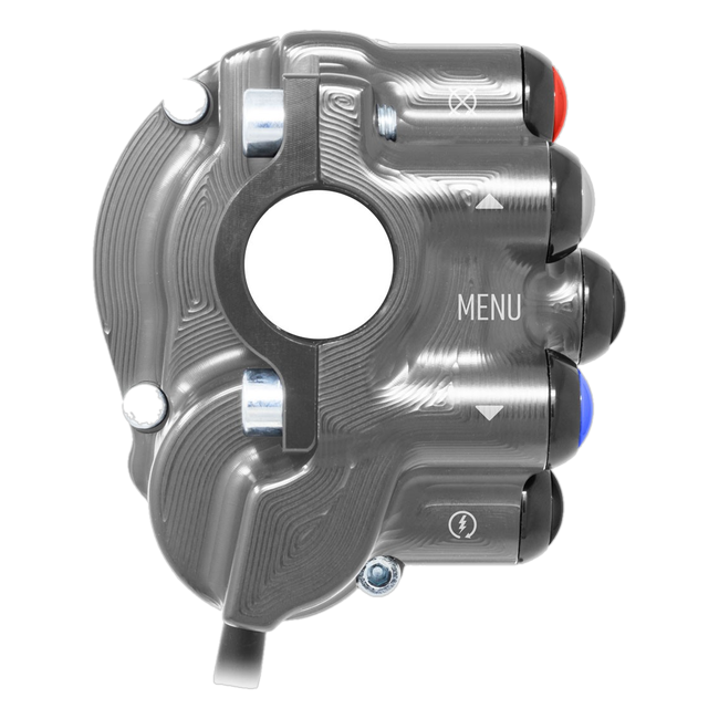 Gasgriffgehäuse mit integriertem Lenkerschalter JetPrime Yamaha YZF-R1 / R1 Race (20-25) JP CO YA033
