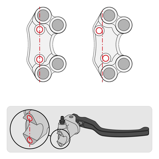 Lenkerschalter Street rechts JetPrime Ducati Panigale V2 890 (25-26) JP PLDB 066 – versetztes Lochbild