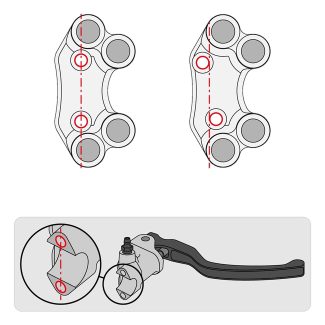 Lenkerschalter Street rechts JetPrime Ducati Panigale V2 955 (20-24) JP PLD 006 – fluchtendes Lochbild