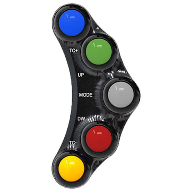 Interruptor de manillar Race izquierdo JetPrime Ducati Panigale 1299/S (15-18) JP PLSR 005 