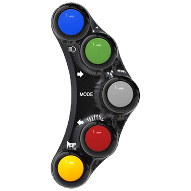 Interruptor de manillar izquierdo JetPrime Ducati Panigale 1199/R/S (12-17) JP PLS 005 