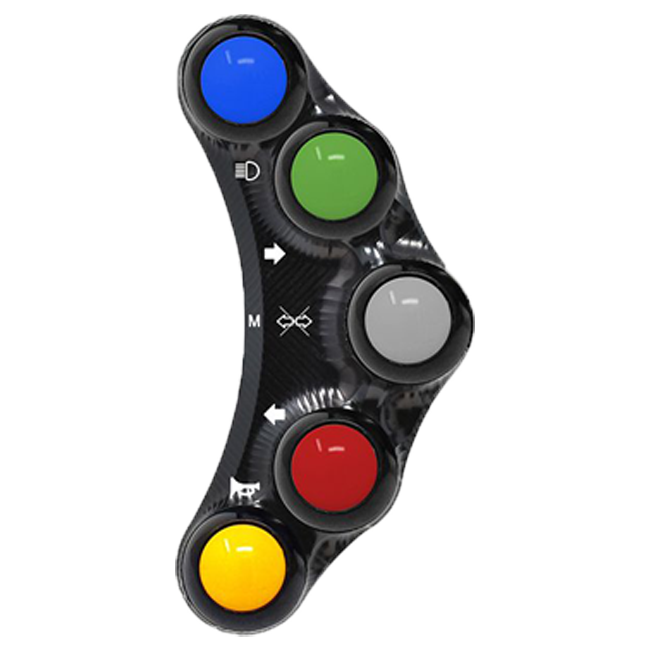 Interruptor de manillar izquierdo Street JetPrime Ducati Panigale V2 955 (20-25) JP PLS 006 