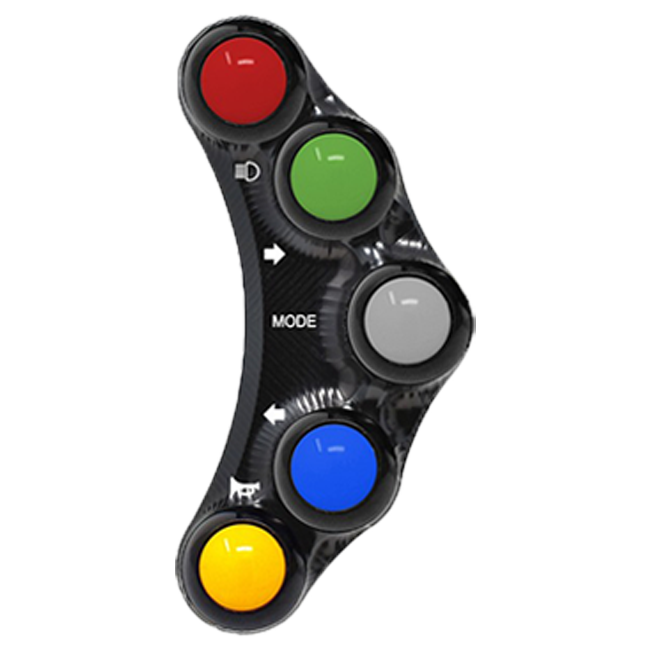 Interruptor de manillar izquierdo Street JetPrime Aprilia RSV4/Factory/R/RR/RF (09-16)  JP PLS 009 