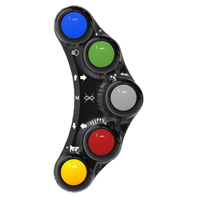 Interruptor de manillar izquierdo Street JetPrime Ducati Panigale V4/S/R (18-24) JP PLS 020 