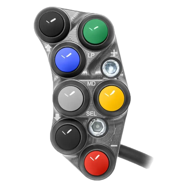 Interruptor de manillar Race izquierdo JetPrime Ducati Panigale V4/S/R (18-24) JP PSR DU020 