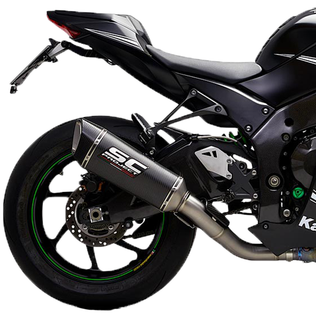 SC-Project Slip-On SC1-R + tubo de reemplazo KAT para Kawasaki ZX-10 R/RR (16-20) K22A-DET91 