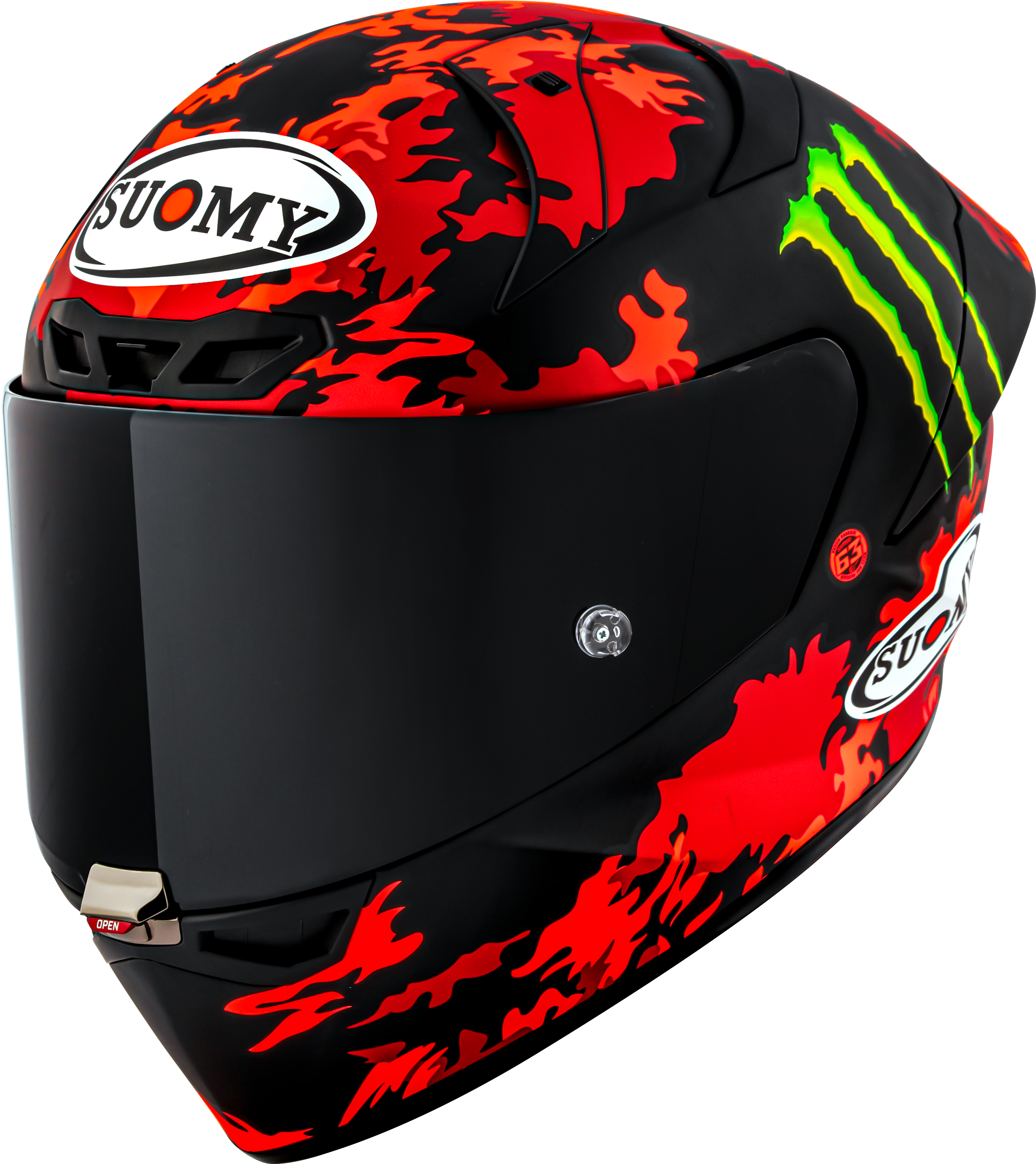 Suomy S1-XR GP Casco Francesco Pecco Bagnaia Replica Monster 2025 K6SX0017 