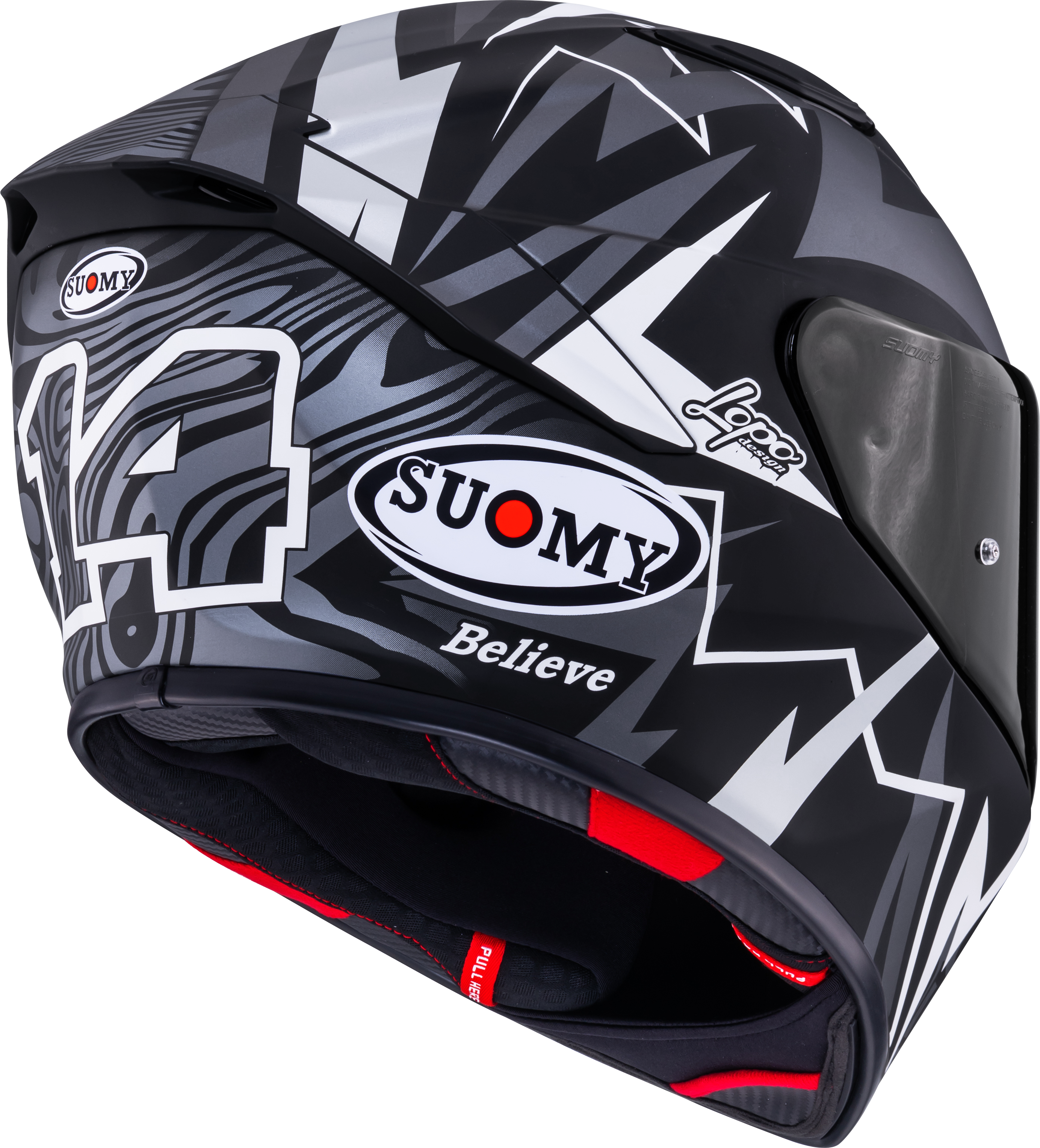 Suomy Track-1 Casco Mate Replica de Sam Lowes Edición de Invierno 2025 K6T10021 