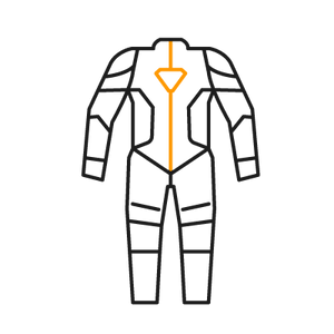 1x Laser Pro mono Mono de cuero 