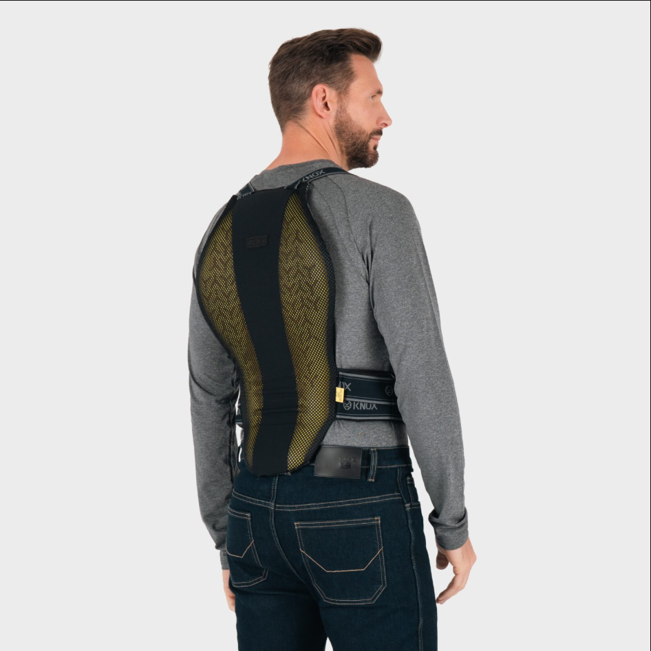 Knox Micro-Lock Air MK2 Protector de espalda | Unisex | Negro | KNXAMLAirV2Back 