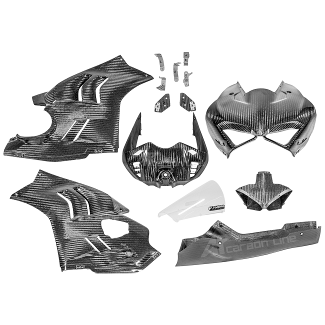 Juego completo de carenados SBK 400g AP Carbon Line Ducati Panigale V4/S/R (22-24) 