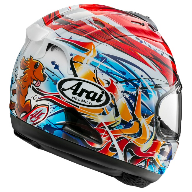 Replica del casco Arai RX-7V Evo Tetsuta Nagashima 137-0394 