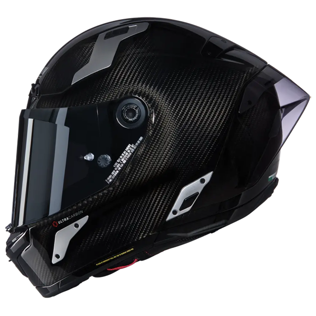 Nolan X-804 RS Casco Ultra Carbono Brillante Plata Argento 332 