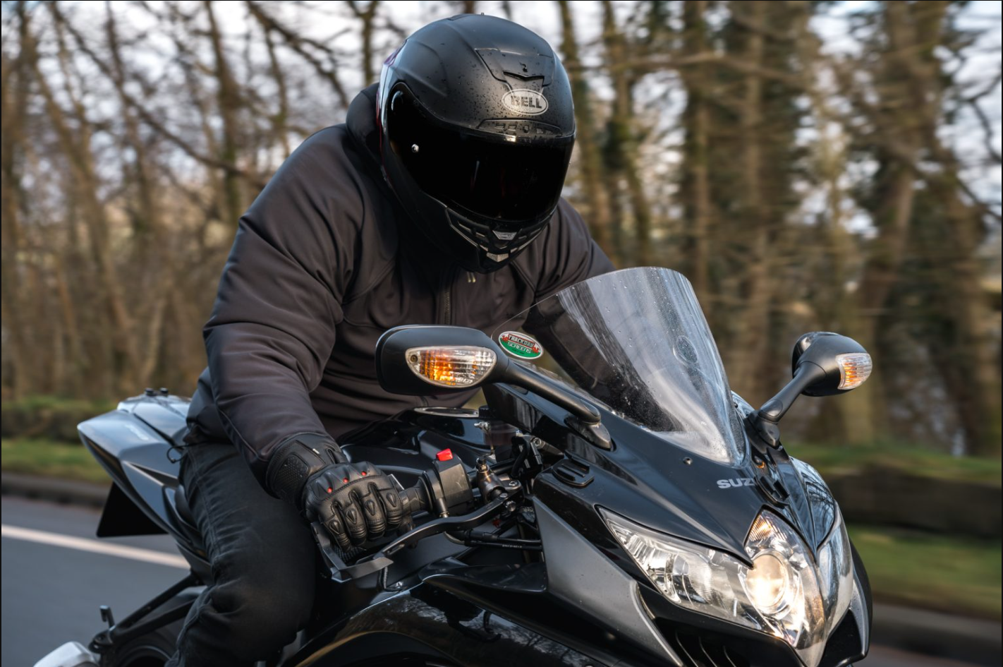 Knox Oulton MK2 guantes de cuero de deporte | Hombre | Negro/Rojo | 1011352110030 