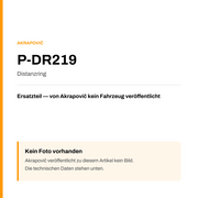 Akrapovic Distanzring P-DR219 — Platzhalter, kein Herstellerfoto verfügbar