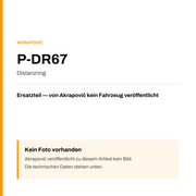 Akrapovic Distanzring P-DR67 — Platzhalter, kein Herstellerfoto verfügbar