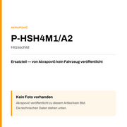 Akrapovic Hitzeschild P-HSH4M1/A2 — Platzhalter, kein Herstellerfoto verfügbar