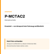 Akrapovic Dämpferschelle P-MCTAC2 — Platzhalter, kein Herstellerfoto verfügbar