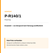 Akrapovic Passring P-R140/1 — Platzhalter, kein Herstellerfoto verfügbar