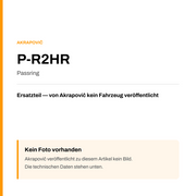 Akrapovic Passring P-R2HR — Platzhalter, kein Herstellerfoto verfügbar