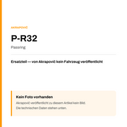 Akrapovic Passring P-R32 — Platzhalter, kein Herstellerfoto verfügbar