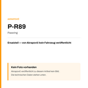 Akrapovic Passring P-R89 — Platzhalter, kein Herstellerfoto verfügbar
