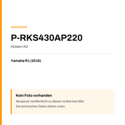 Akrapovic Hülsen-Kit Yamaha R1 (16-16) P-RKS430AP220 — Platzhalter, kein Herstellerfoto verfügbar