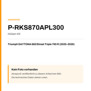 Akrapovic Hülsen-Kit Triumph DAYTONA 660 / Street Triple 765 R (20-26) P-RKS870APL300 — Platzhalter, kein Herstellerfoto verfügbar