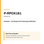 Akrapovic Repack-Kit P-RPCK181 — Platzhalter, kein Herstellerfoto verfügbar