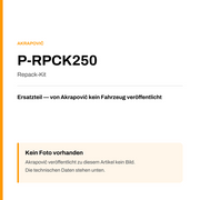 Akrapovic Repack-Kit P-RPCK250 — Platzhalter, kein Herstellerfoto verfügbar