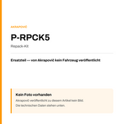 Akrapovic Repack-Kit P-RPCK5 — Platzhalter, kein Herstellerfoto verfügbar