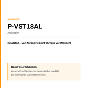 Akrapovic Aufkleber P-VST18AL — Platzhalter, kein Herstellerfoto verfügbar