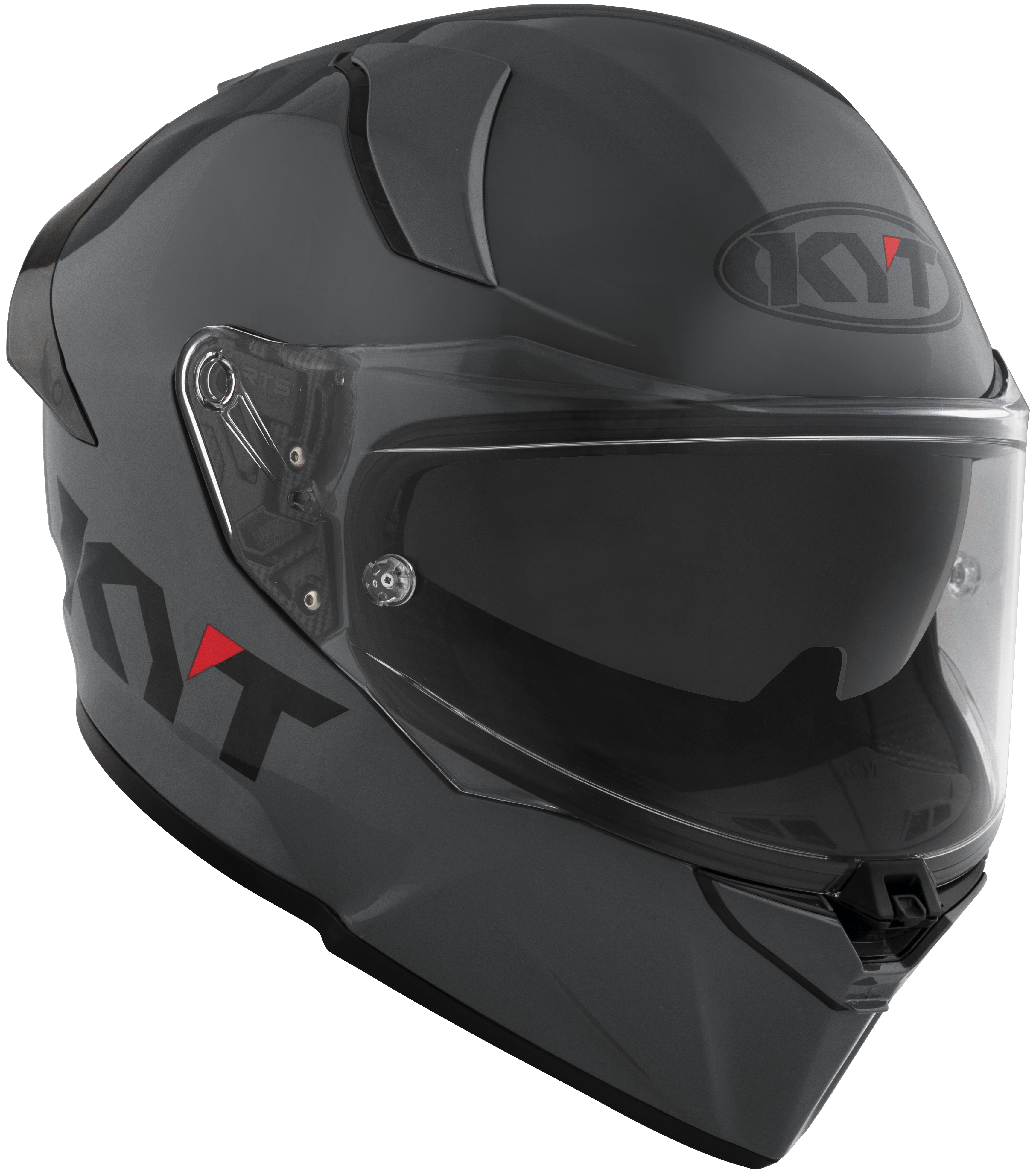 KYT R2R Casco Plano Gris Y6R200W1 