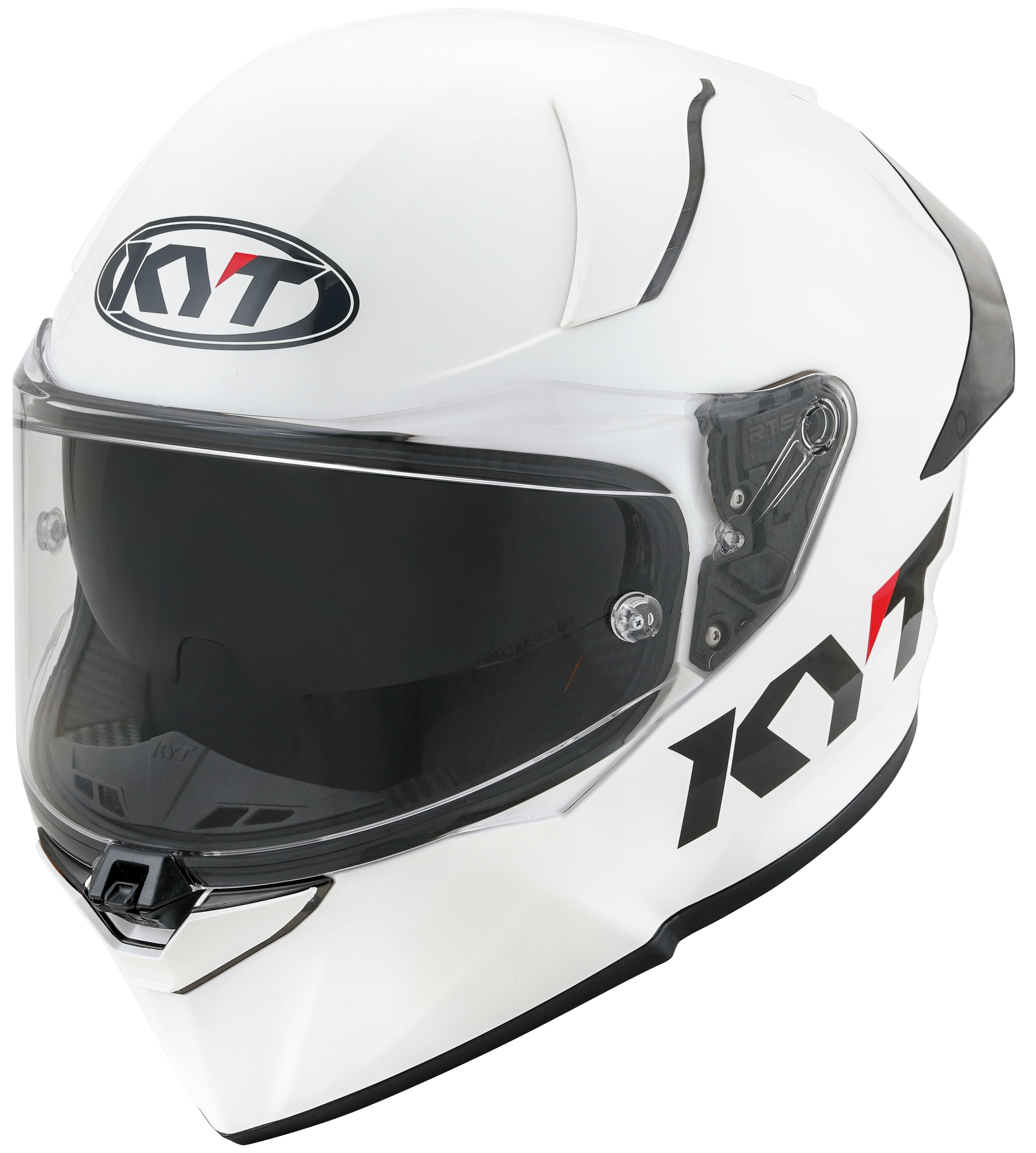 Casco KYT R2R Plain Blanco Y6R200W3 