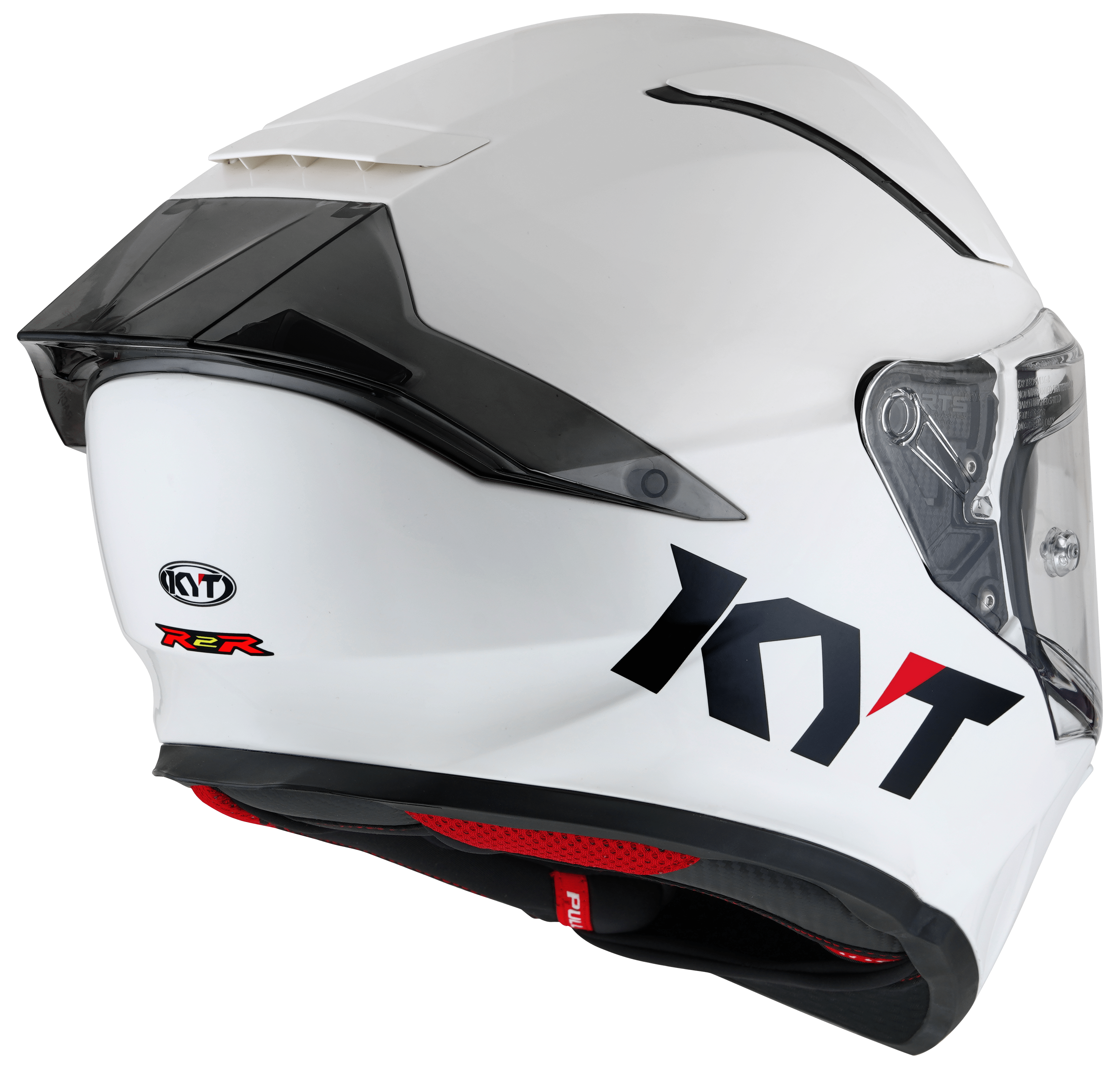 Casco KYT R2R Plain Blanco Y6R200W3 
