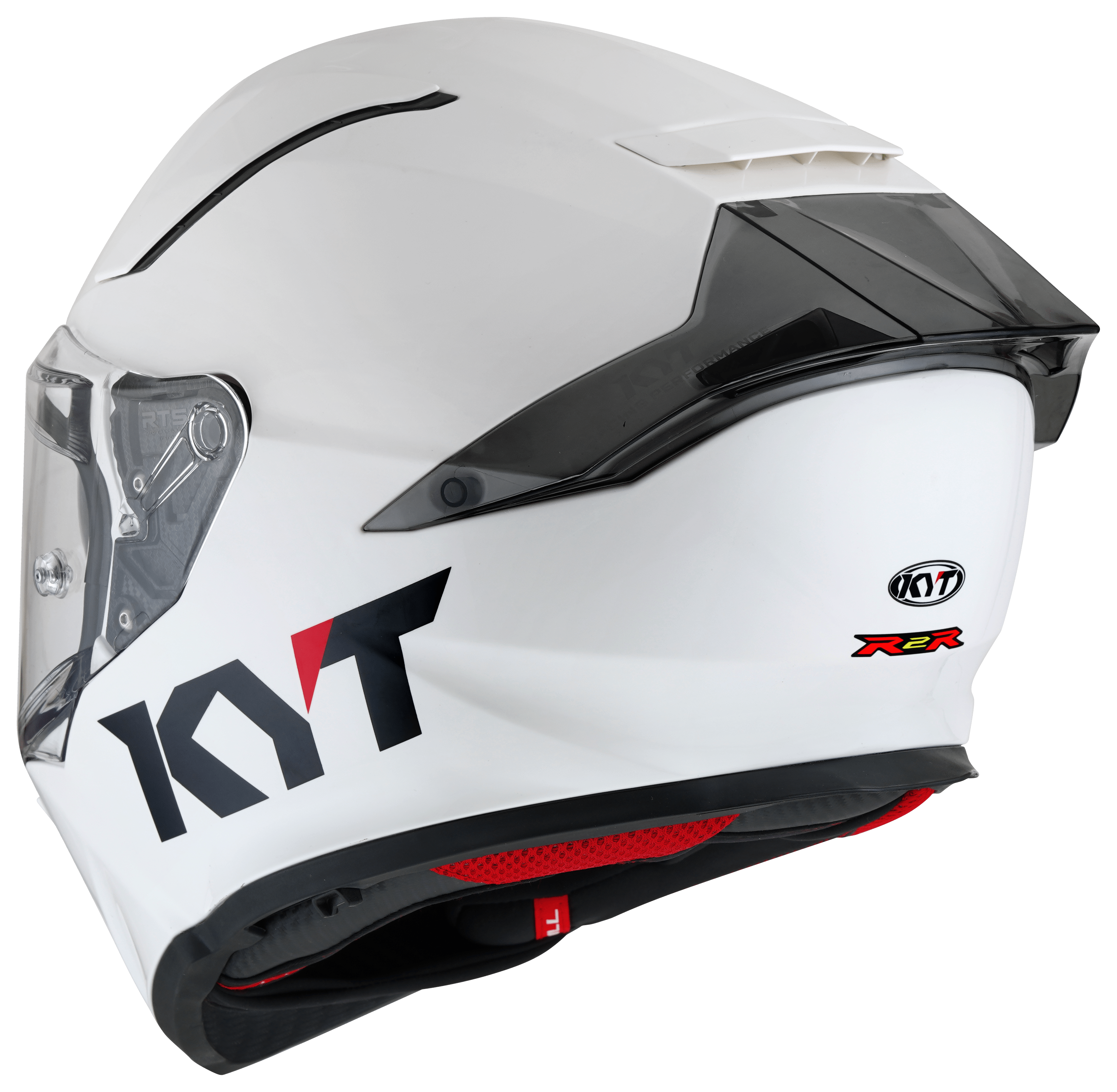Casco KYT R2R Plain Blanco Y6R200W3 