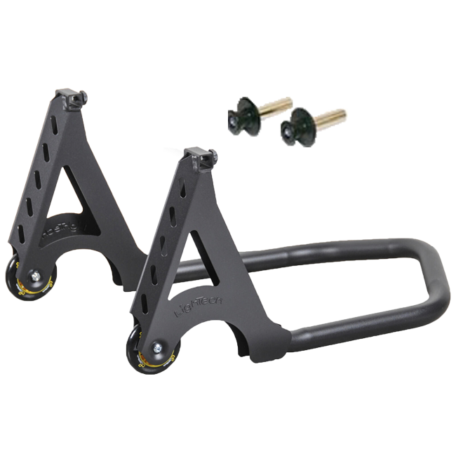 Soporte de rueda trasera de acero LighTech con soportes de rodillos ajustables RSF21R 