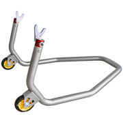 Soporte de rueda trasera de acero inoxidable LighTech con soportes de horquilla RSS005F 