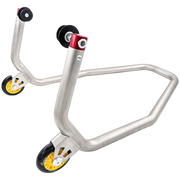 Soporte de rueda trasera de acero inoxidable LighTech con soportes para rodillos RSS005R 