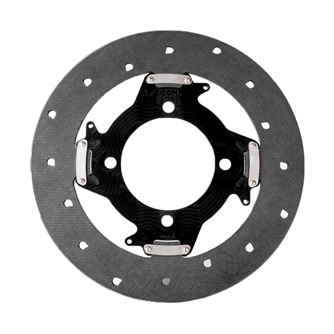 Kit SICOM Carbon-Cerámica de rueda trasera-Discos de freno T-Drive 245x6mm para Ducati Panigale V4/S/R (25-26) 