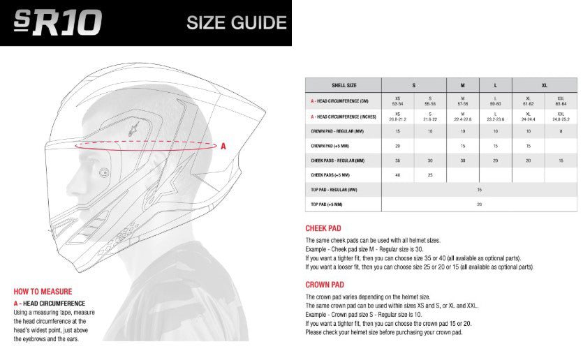Alpinestars Supertech R10 Solid Casco Carbono Brillante 8200124-1902 