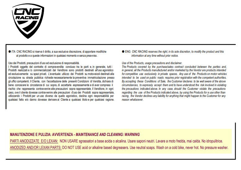 Tapa de tanque de carbono Pramac Racing Edición Limitada CNC Racing Ducati Panigale V4/S (2025) TSB21PR 