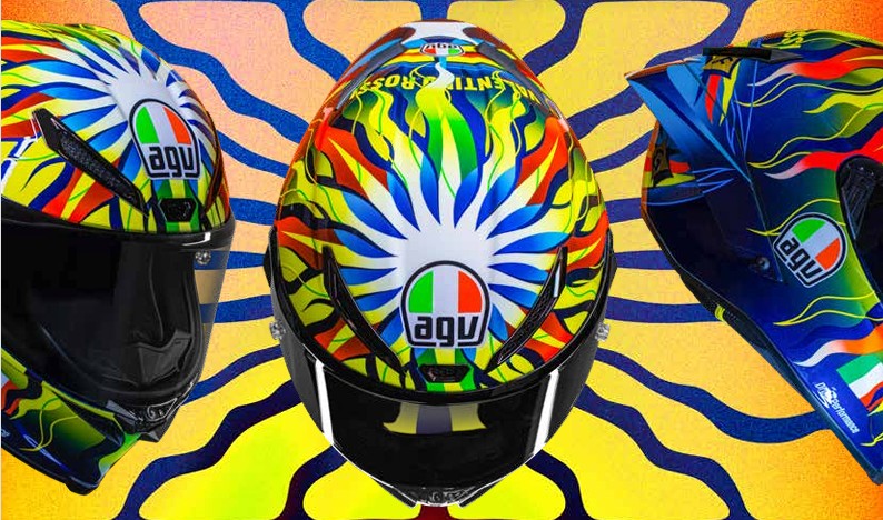 AGV Pista GP RR Casco Soleluna 2025 (Edición Limitada) Valentino Rossi 