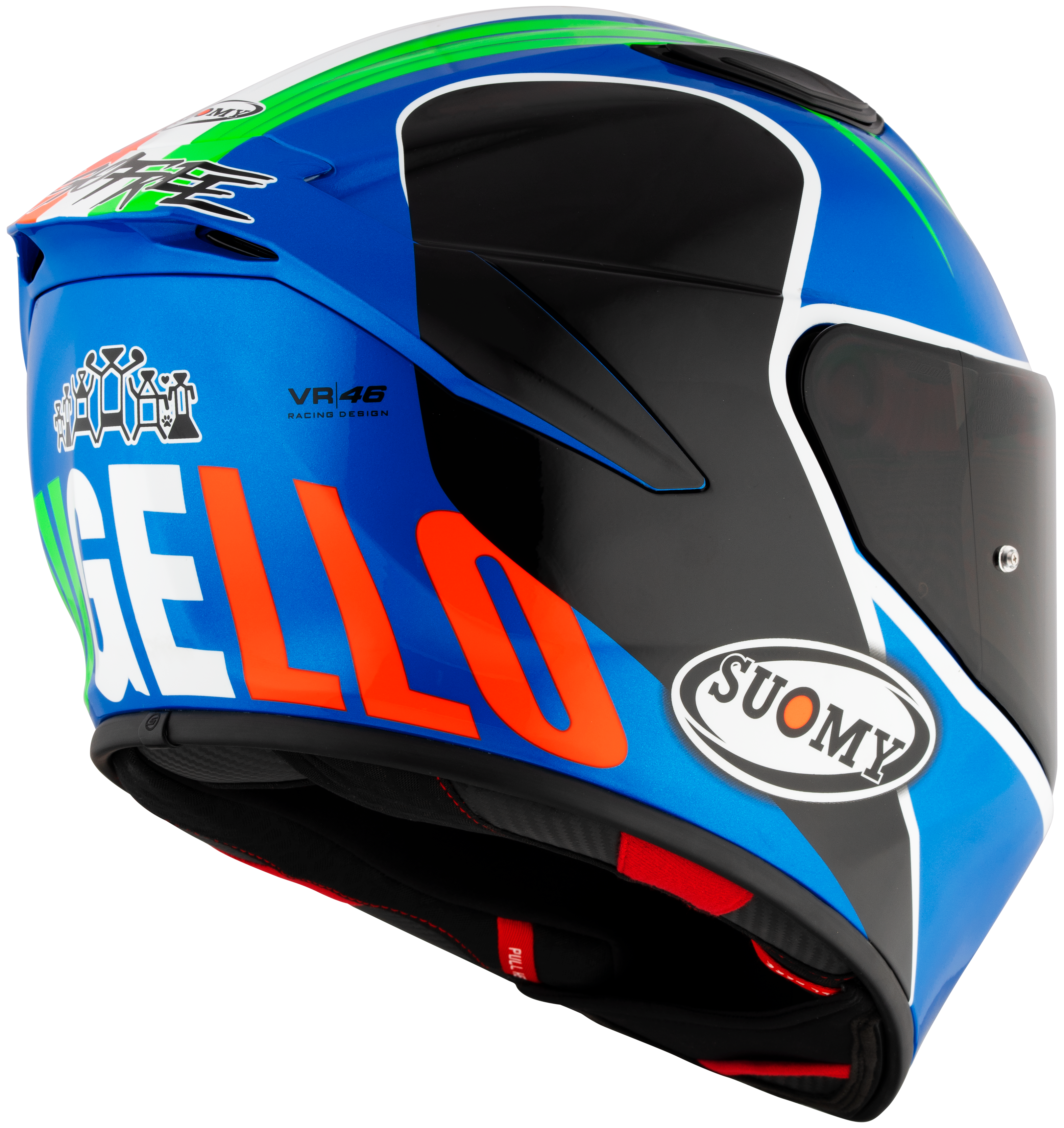 Suomy Track-1 Casco Francesco Pecco Bagnaia Mugello 2022 Réplica K6T10016 