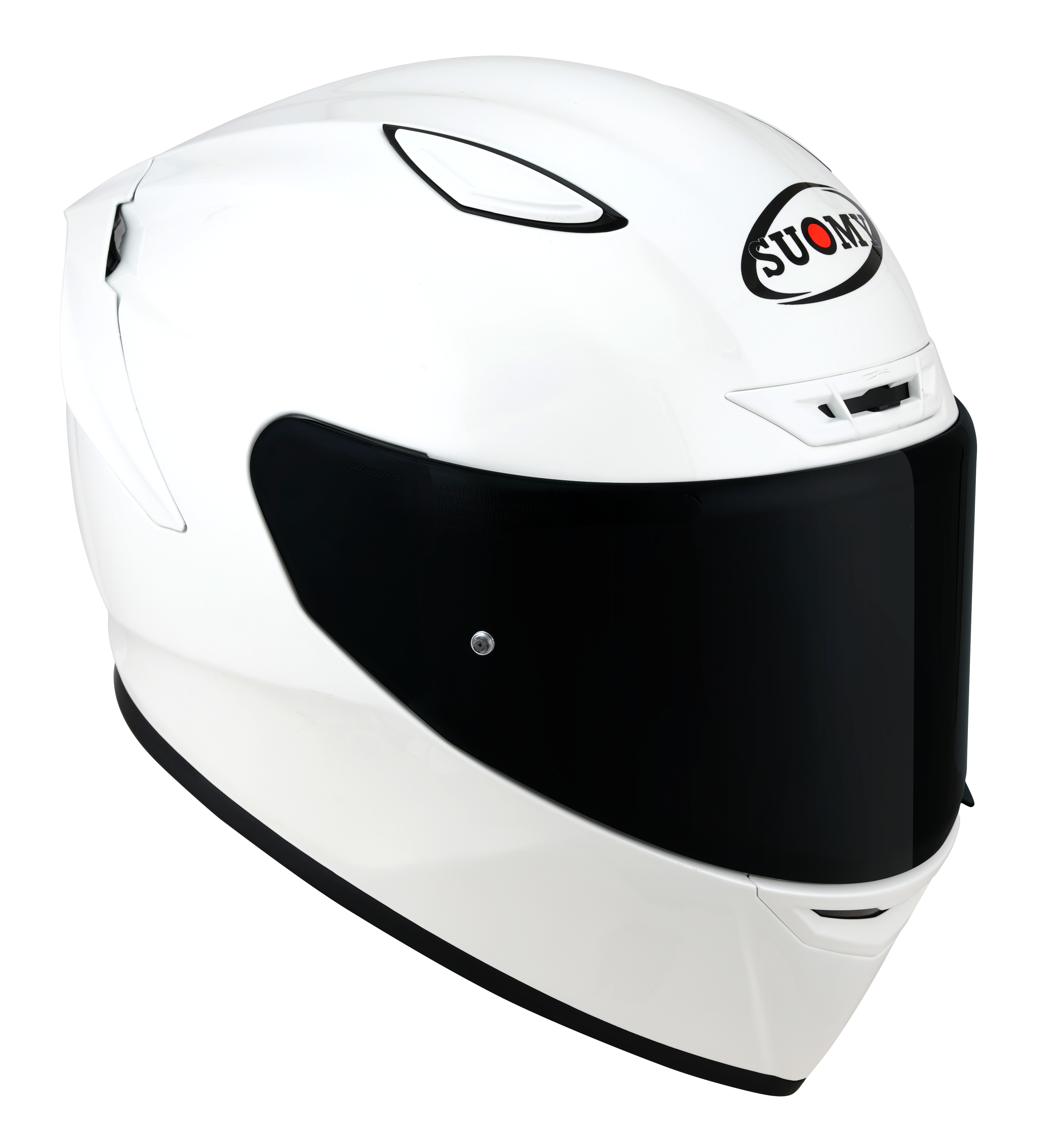 Suomy Track-1 Casco blanco brillante K6T100W3 
